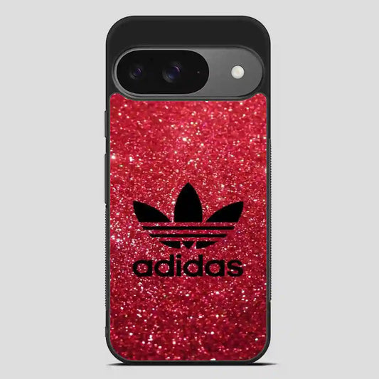 Adidas Red Glitter Google Pixel 9 Case