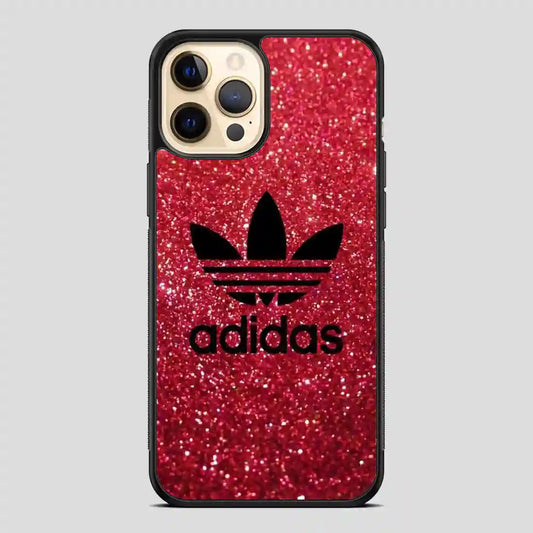 Adidas Red Glitter iPhone 11 Pro Case