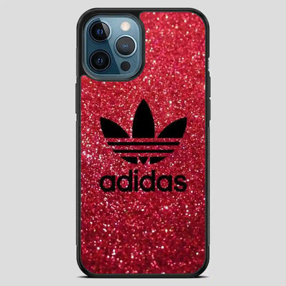 Adidas Red Glitter iPhone 12 Pro Max Case