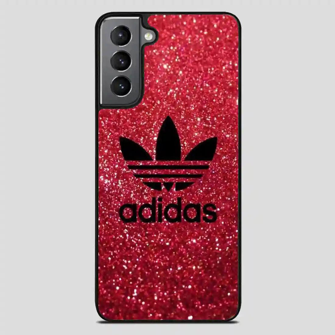 Adidas Red Glitter Samsung Galaxy S21 FE Case