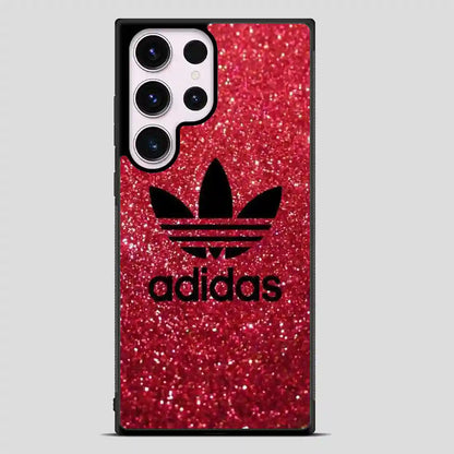 Adidas Red Glitter Samsung Galaxy S23 Ultra Case