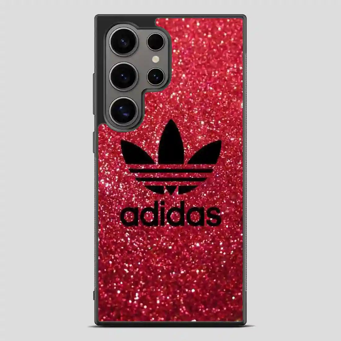 Adidas Red Glitter Samsung Galaxy S24 Ultra Case