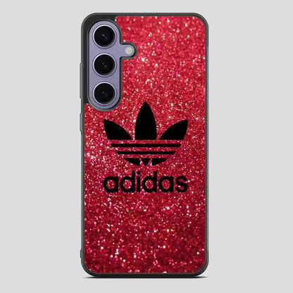 Adidas Red Glitter Samsung Galaxy S24 Case