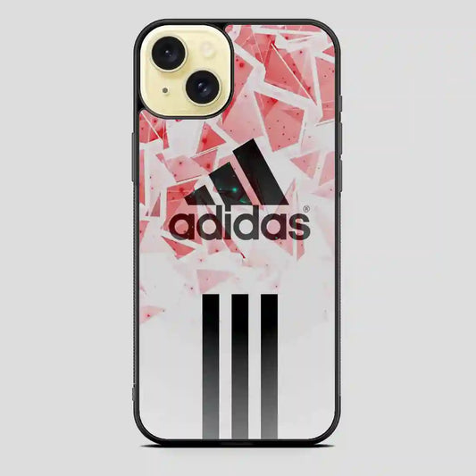 Adidas Red Wallpaper iPhone 15 Plus Case