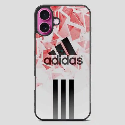 Adidas Red Wallpaper iPhone 16 Plus Case