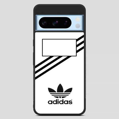 Adidas White Strip Google Pixel 8 Pro Case