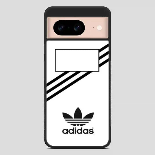 Adidas White Strip Google Pixel 8 Case