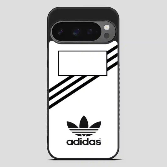 Adidas White Strip Google Pixel 9 Pro Case