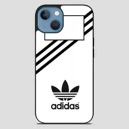 Adidas White Strip iPhone 13 Case