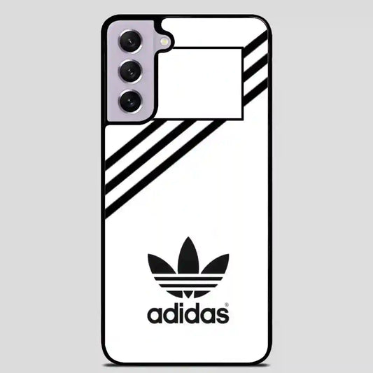 Adidas White Strip Samsung Galaxy S21 Case