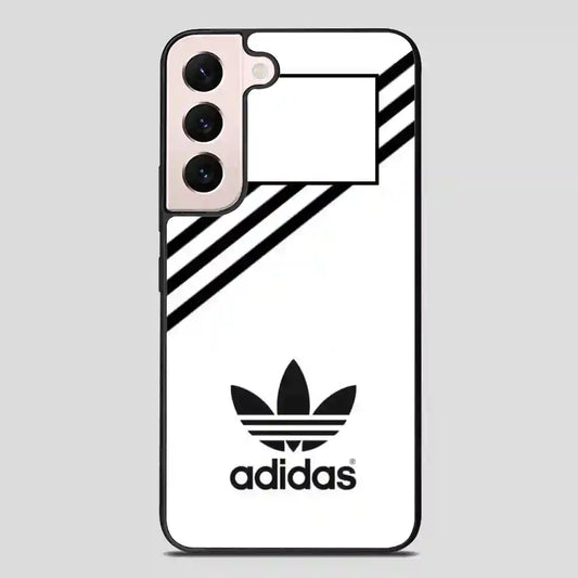 Adidas White Strip Samsung Galaxy S22 FE Case