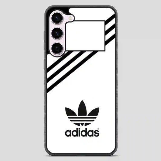 Adidas White Strip Samsung Galaxy S23 Case