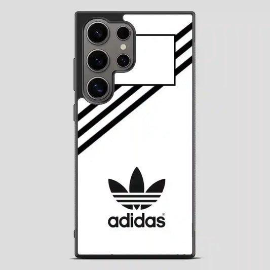 Adidas White Strip Samsung Galaxy S24 Ultra Case