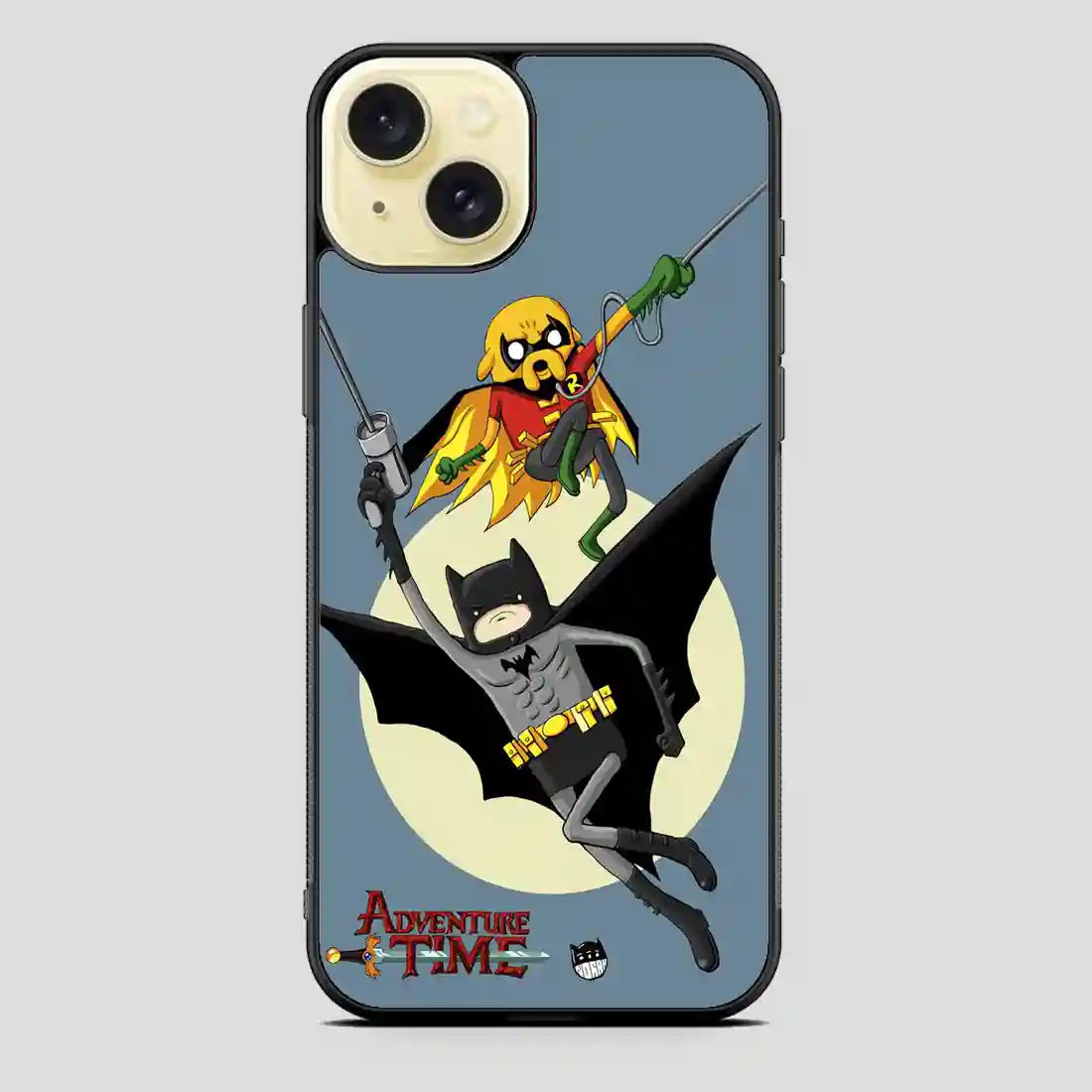 Adventure Time Batman iPhone 15 Plus Case