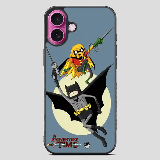 Adventure Time Batman iPhone 16 Plus Case