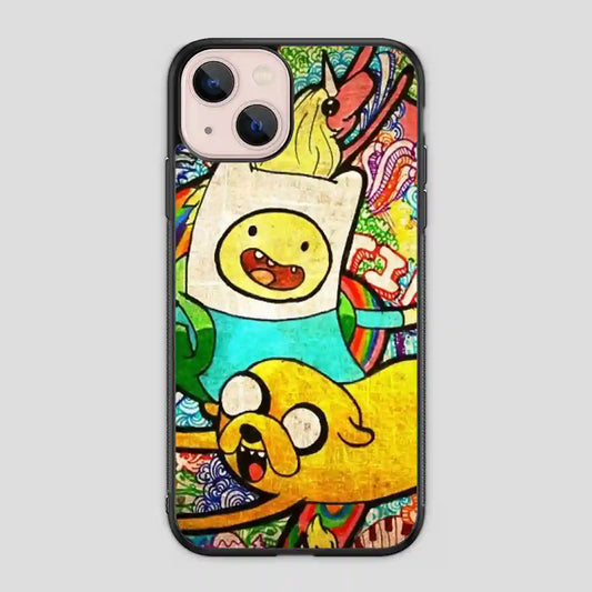 Adventure Time Beautiful Hand Drawn iPhone 13 Mini Case