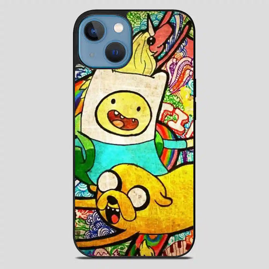 Adventure Time Beautiful Hand Drawn iPhone 13 Case