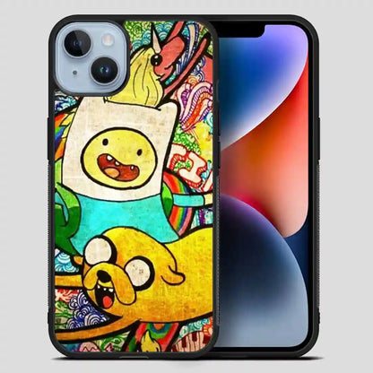 Adventure Time Beautiful Hand Drawn iPhone 14 Plus Case