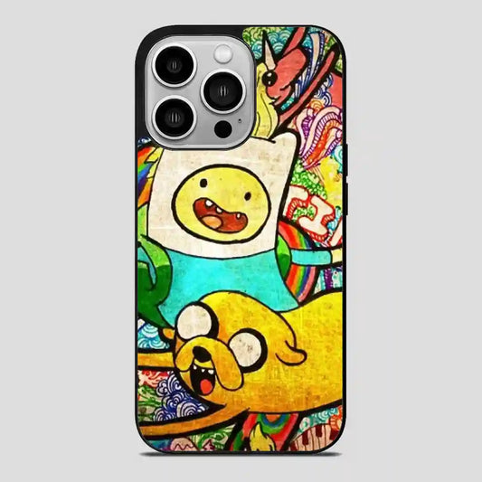 Adventure Time Beautiful Hand Drawn iPhone 14 Pro Case