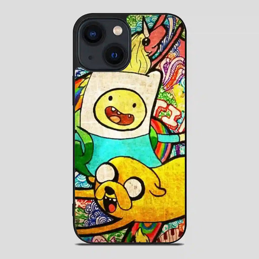 Adventure Time Beautiful Hand Drawn iPhone 14 Case