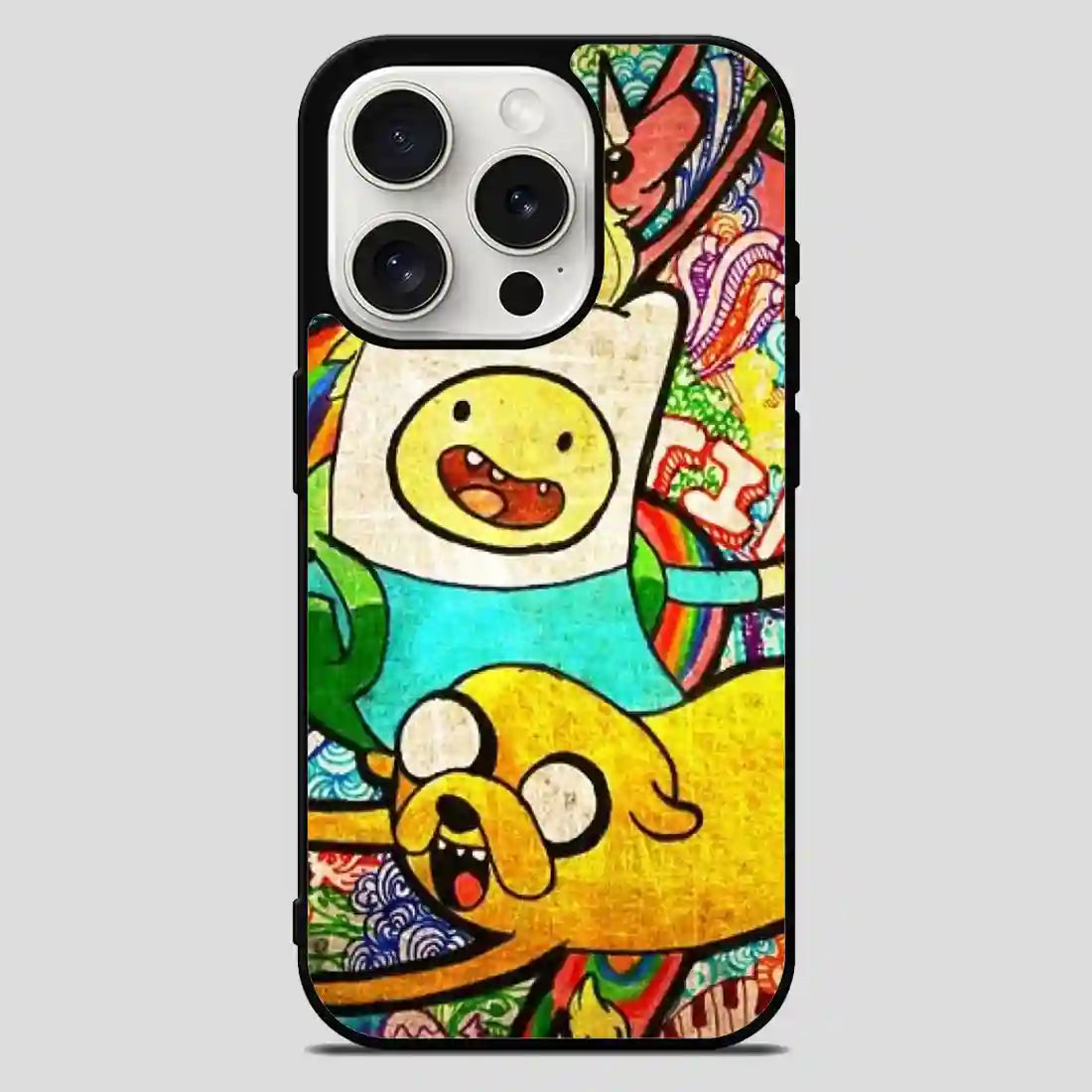 Adventure Time Beautiful Hand Drawn iPhone 15 Pro Max Case