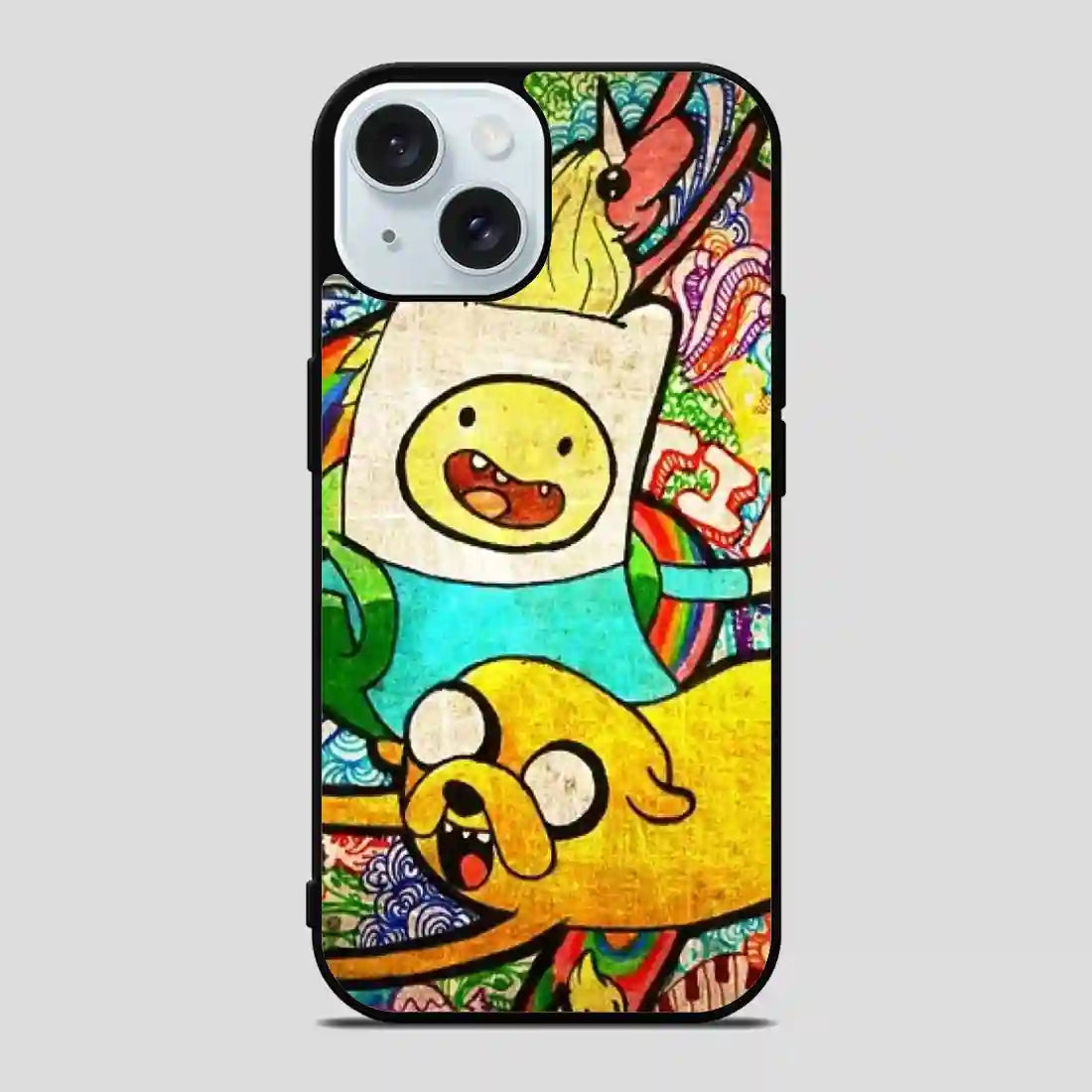 Adventure Time Beautiful Hand Drawn iPhone 15 Case