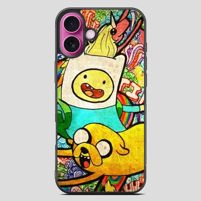 Adventure Time Beautiful Hand Drawn iPhone 16 Plus Case