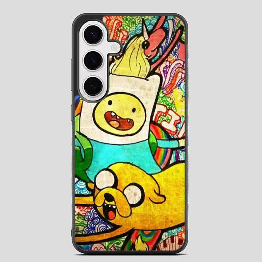 Adventure Time Beautiful Hand Drawn Samsung Galaxy S24 Plus Case