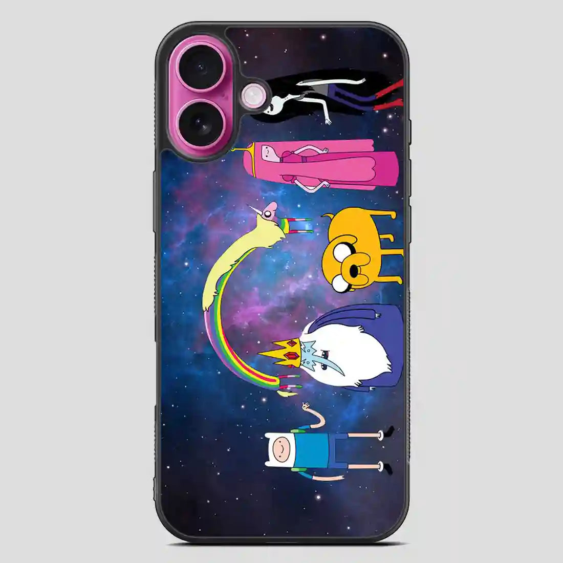 Adventure Time Nebula iPhone 16 Plus Case