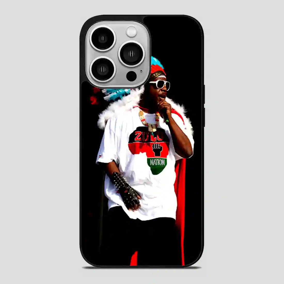 Afrika Bambaataa Singer iPhone 14 Pro Case