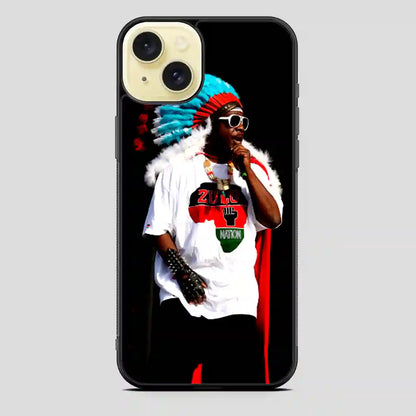 Afrika Bambaataa Singer iPhone 15 Plus Case