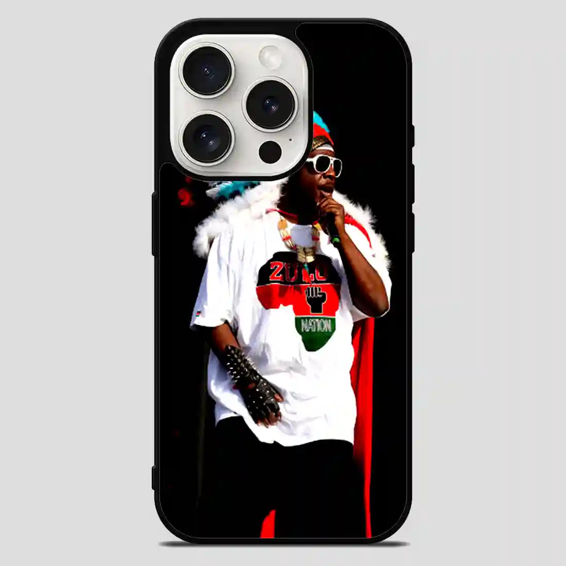 Afrika Bambaataa Singer iPhone 15 Pro Max Case