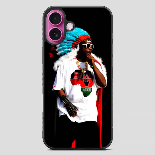 Afrika Bambaataa Singer iPhone 16 Plus Case