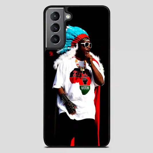 Afrika Bambaataa Singer Samsung Galaxy S21 FE Case