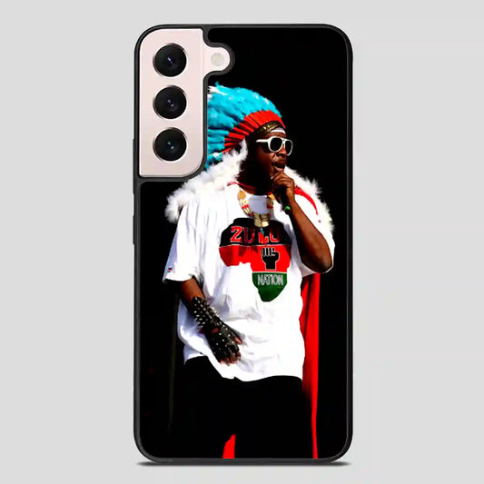 Afrika Bambaataa Singer Samsung Galaxy S22 Plus Case