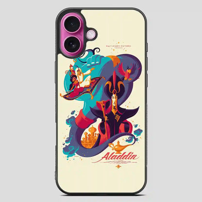 Aladdin Poster iPhone 16 Plus Case