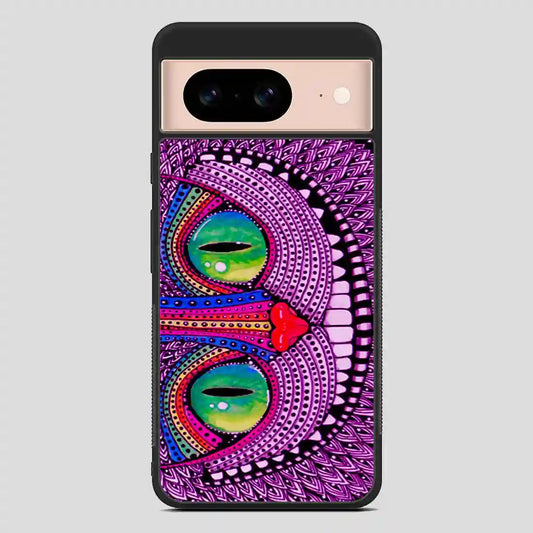 Alice In Wonderland Cat Purple Google Pixel 8 Case