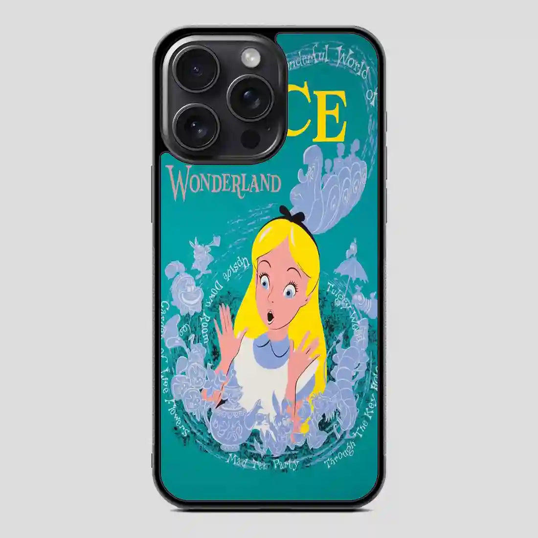 Alice In Wonderland Poster iPhone 15 Pro Case