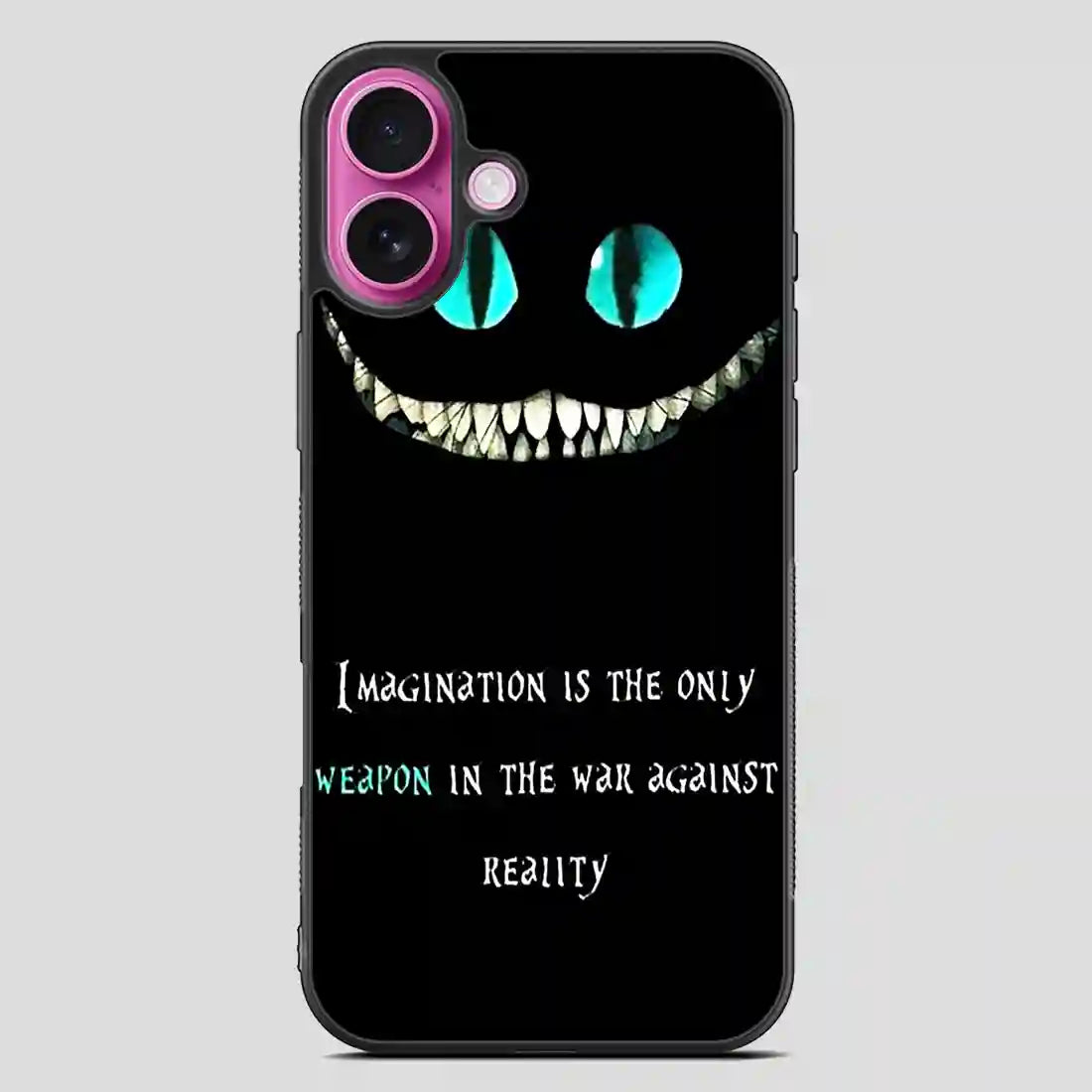 Alice In Wonderland Quote iPhone 16 Plus Case