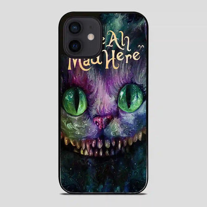 Alice In Wonderland Were Ah Mad Here iPhone 12 Mini Case