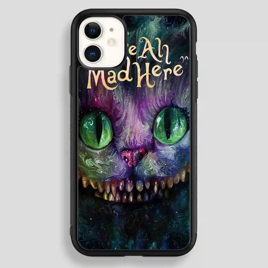 Alice In Wonderland Were Ah Mad Here iPhone 12 Case