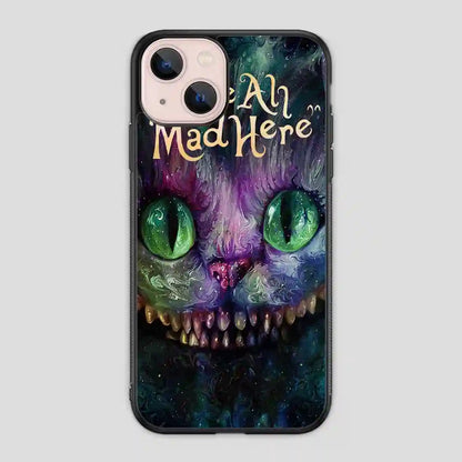 Alice In Wonderland Were Ah Mad Here iPhone 13 Mini Case