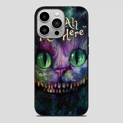 Alice In Wonderland Were Ah Mad Here iPhone 14 Pro Case