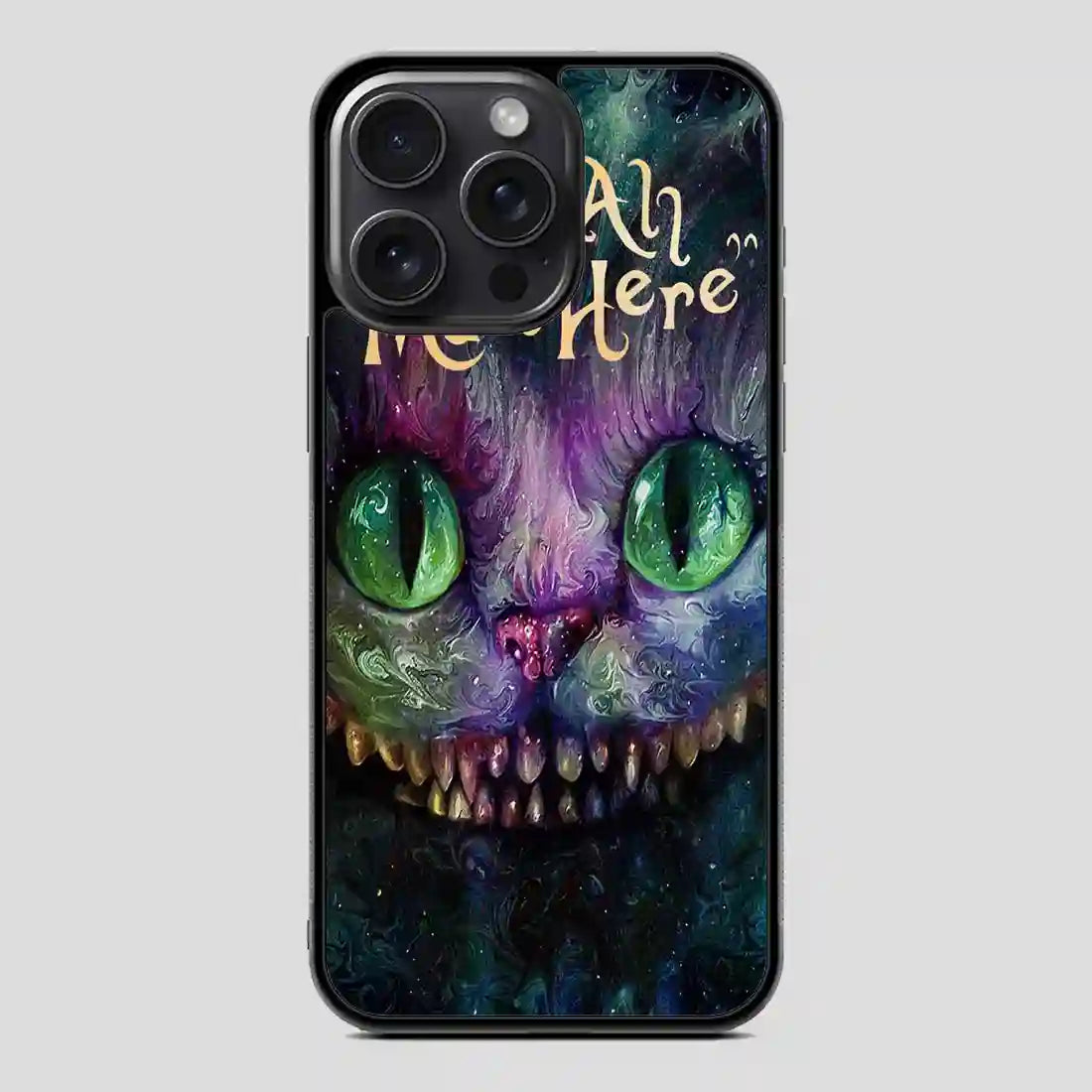 Alice In Wonderland Were Ah Mad Here iPhone 15 Pro Case