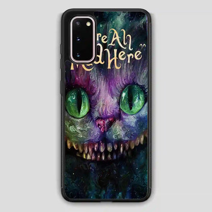 Alice In Wonderland Were Ah Mad Here Samsung Galaxy S20 Case