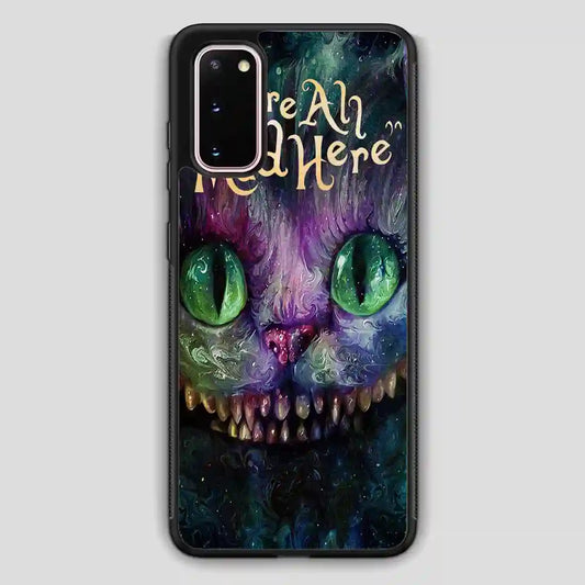 Alice In Wonderland Were Ah Mad Here Samsung Galaxy S20 Case