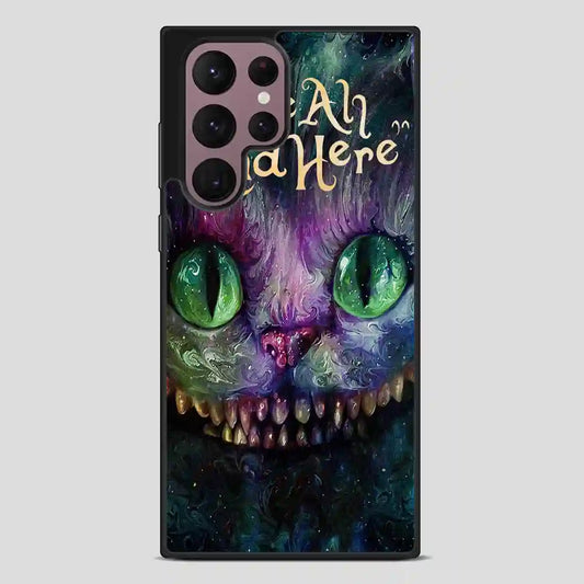 Alice In Wonderland Were Ah Mad Here Samsung Galaxy S22 Ultra Case