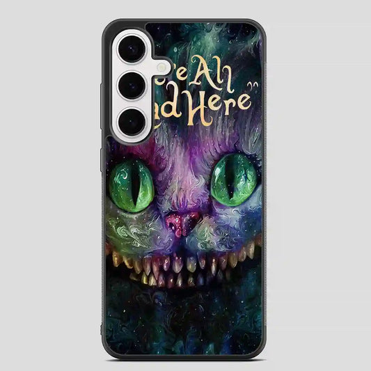 Alice In Wonderland Were Ah Mad Here Samsung Galaxy S24 Plus Case
