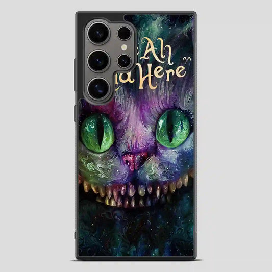 Alice In Wonderland Were Ah Mad Here Samsung Galaxy S24 Ultra Case