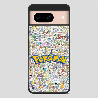 All Pokemon Caracter Collage Google Pixel 8 Case